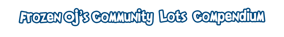 Sims 3 Community Lots Compendium 