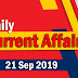Kerala PSC Daily Malayalam Current Affairs 21 Sep 2019