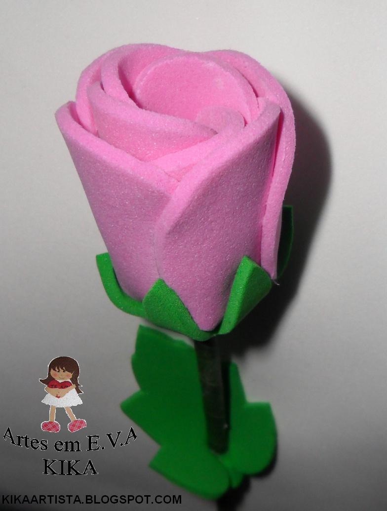 Ateliê KIKA NEVES e SARAH REGINA ......KIKA ARTES EM EVA: ROSA em EVA ...