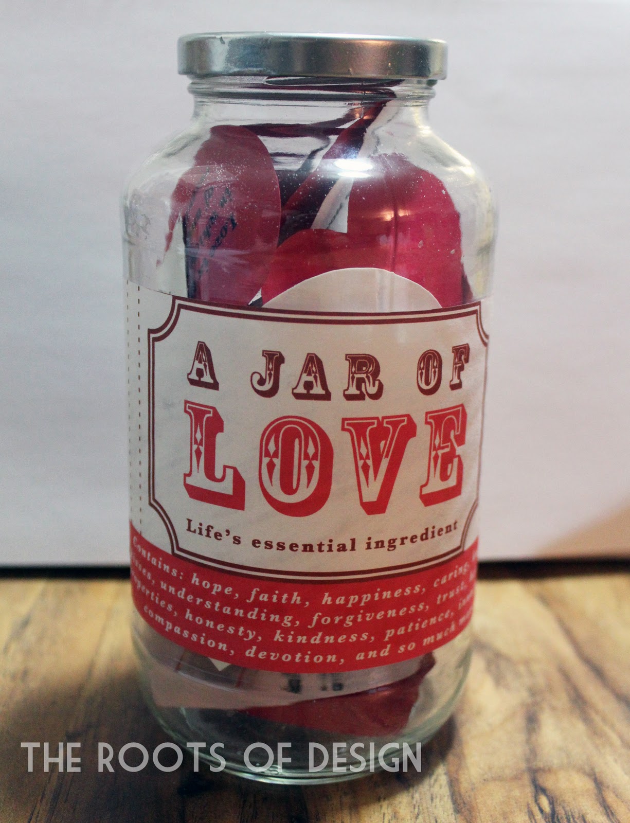 The Roots of Design Jar of Love