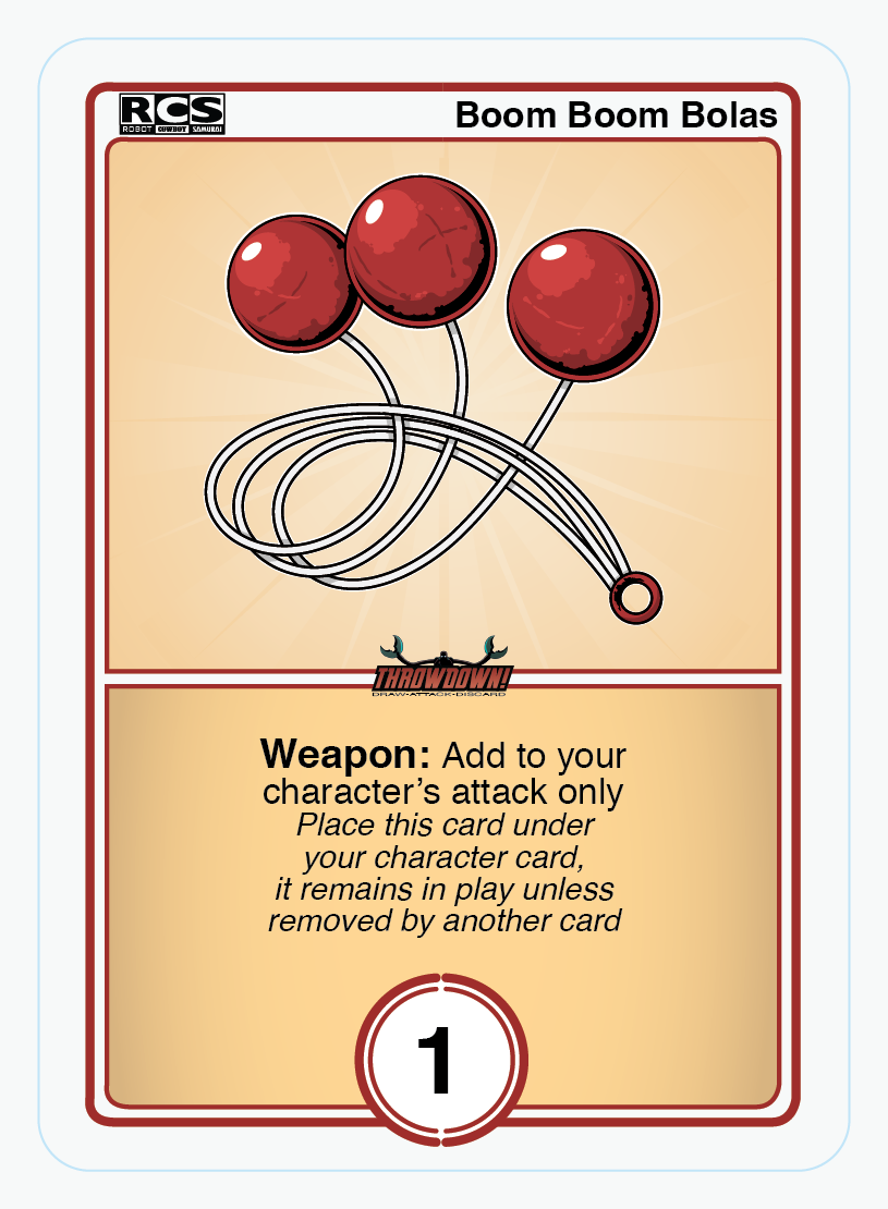 THROWDOWN! Draw•Attack•Discard Cowboy Deck