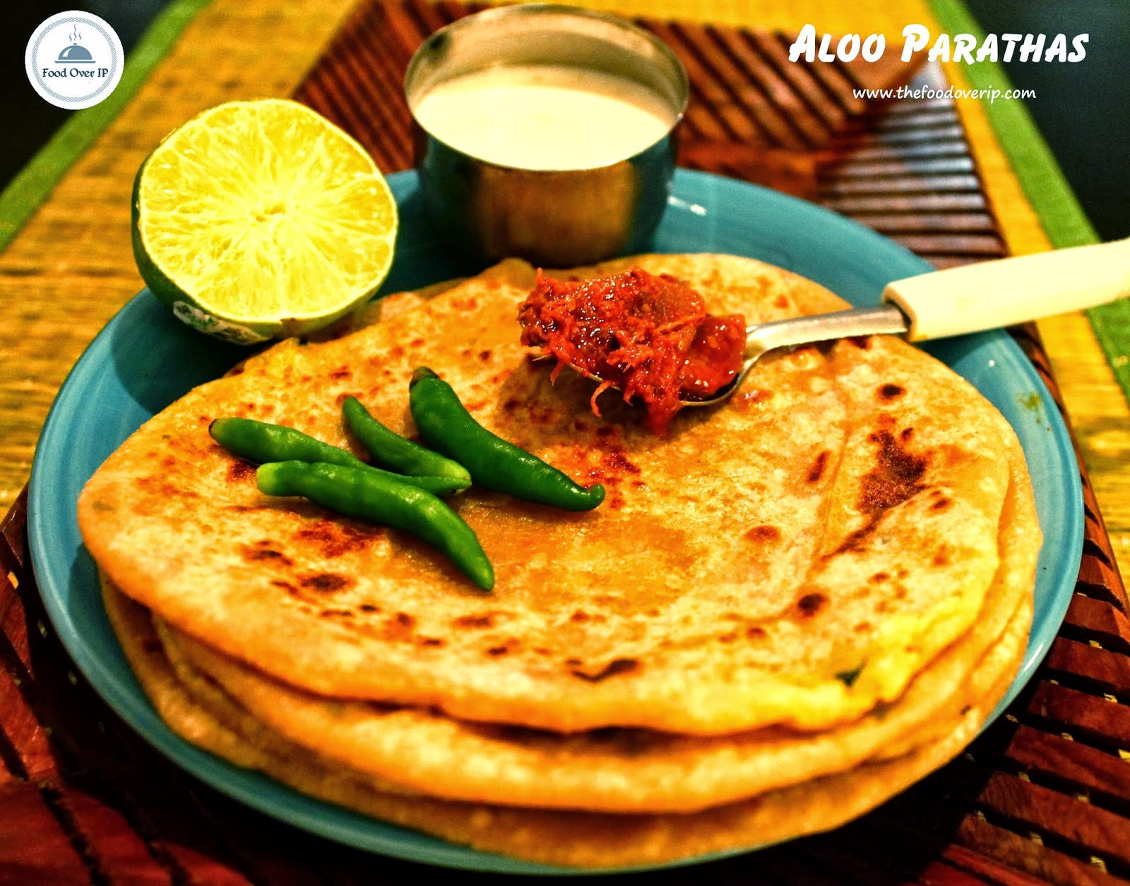 Food over IP: Aloo Paratha Recipe - With Step by Step Pictures