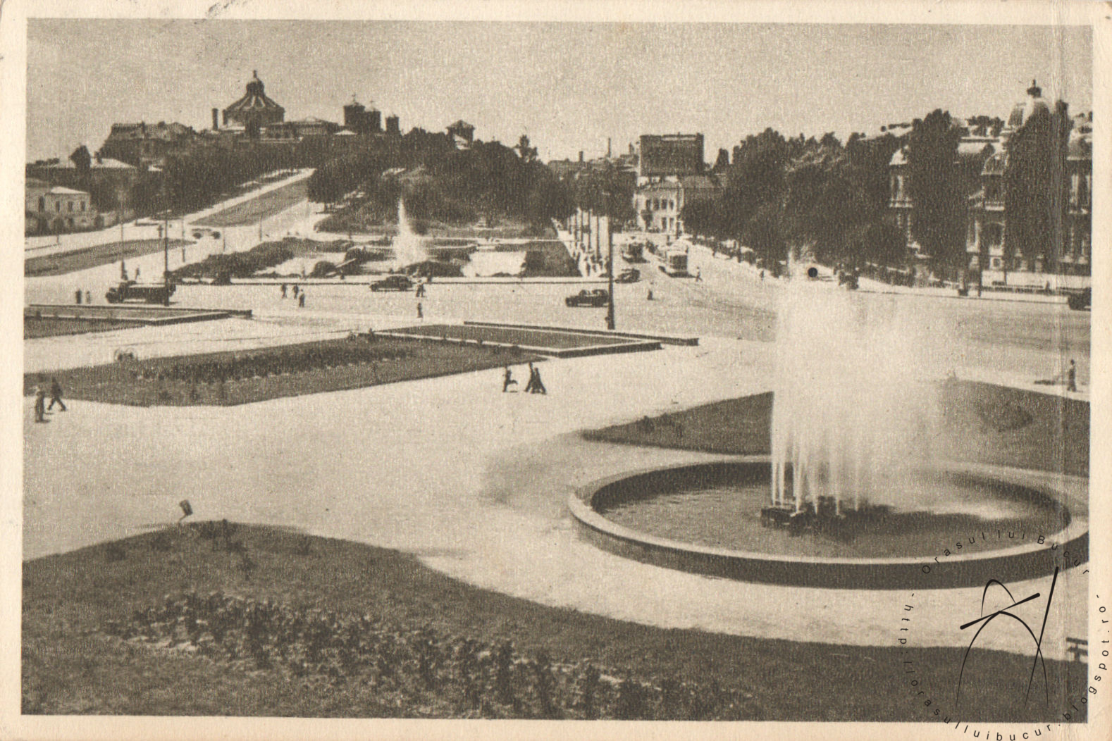 Orasul lui Bucur Vedere spre Dealul Mitropoliei