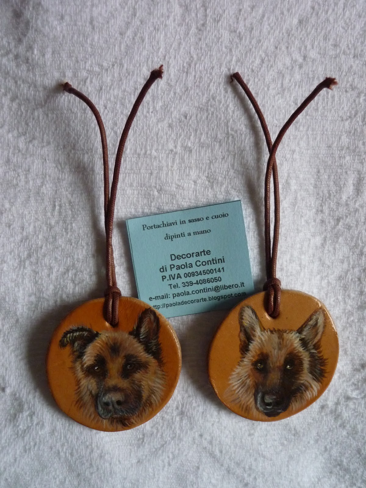 Portachiavi animali del bosco in legno - ARTE GREEN