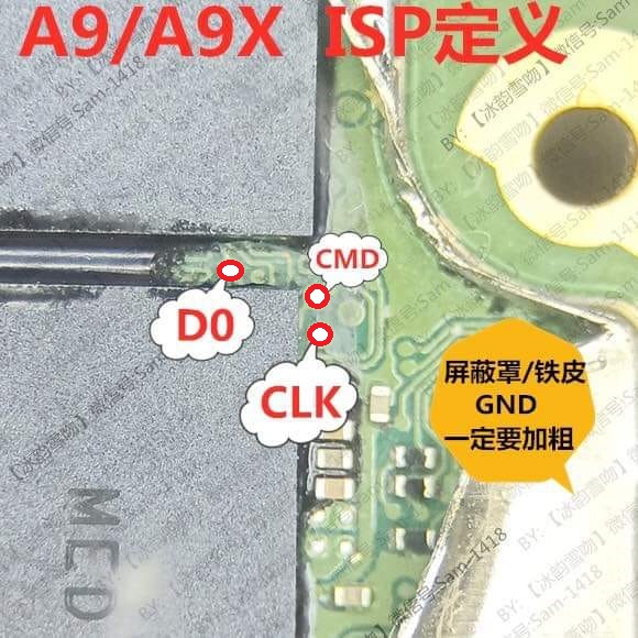 OPPO A9,A9X,ISP PINOUT,EMMC PIN OUT,UNLOCK OFFLINE,FRP,PIN,PATTERN