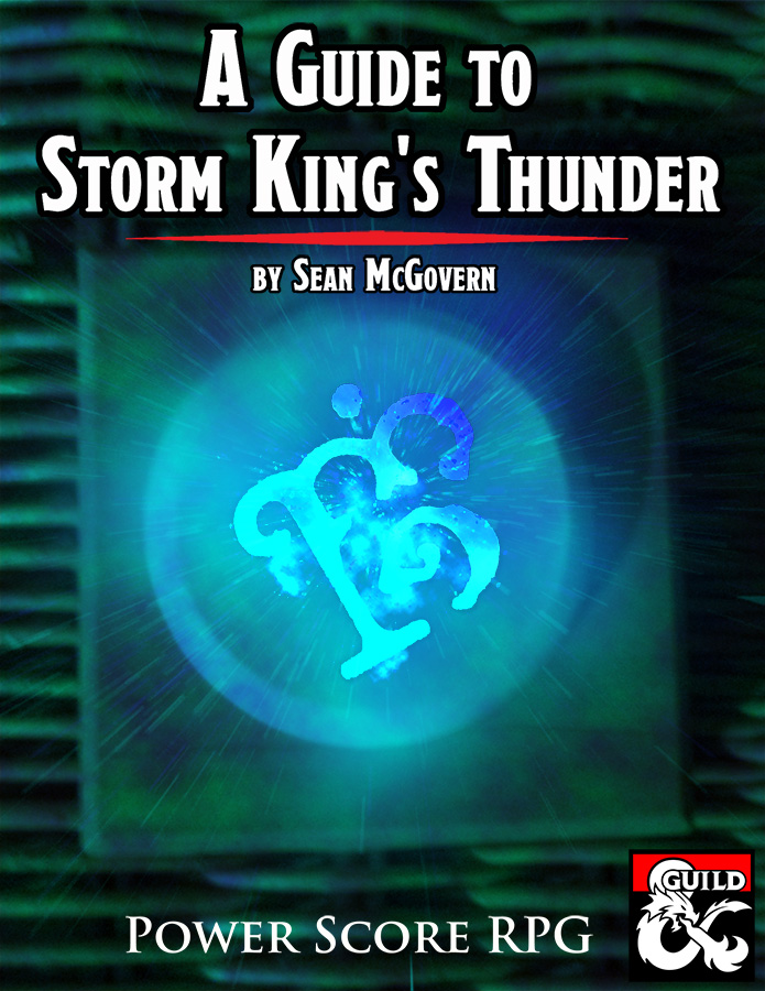 It's done! Pick up a pdf of A Guide to Storm King's Thunder on the DMs Guild