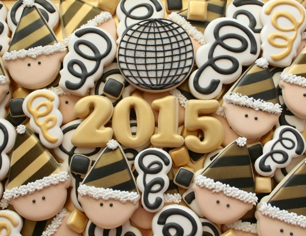 11 FANTASTIC New Year's Eve Cookies