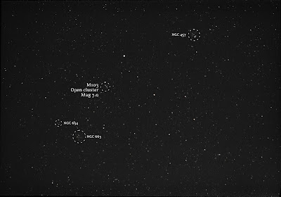 M103 deep sky open cluster