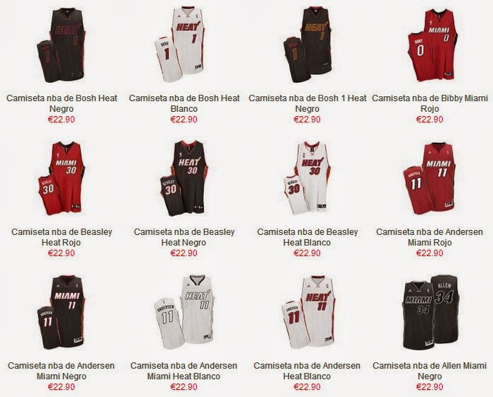 venta de camisetas nba baratas