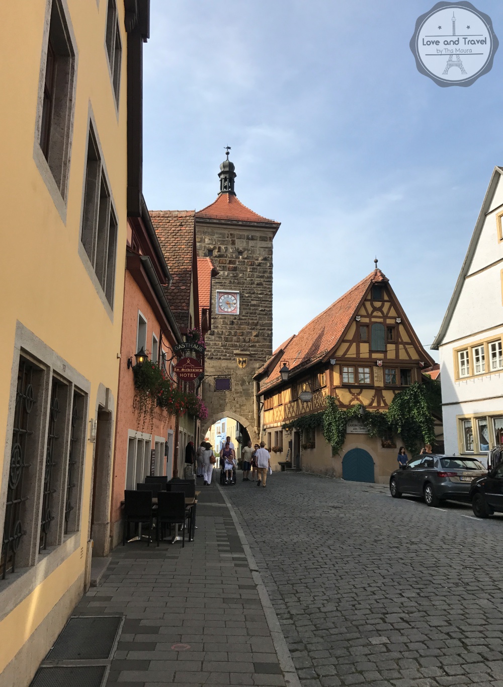 Rothenburg Ob Der Tauber, na Rota Romântica da Alemanha