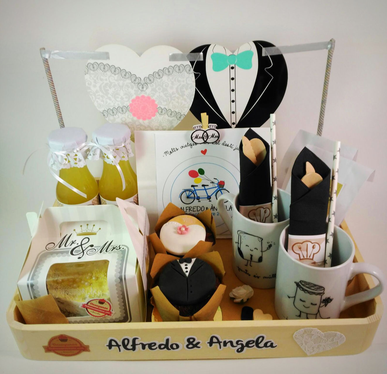 Cestas para Parejas, Regalo Novios Boda