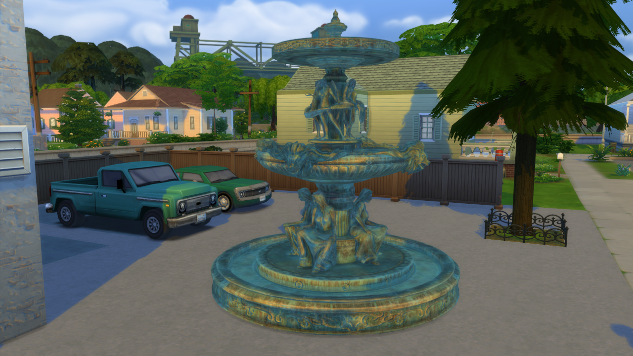 Sims 4 CC's The Best Fallout 4 Fountain by Ozyman4