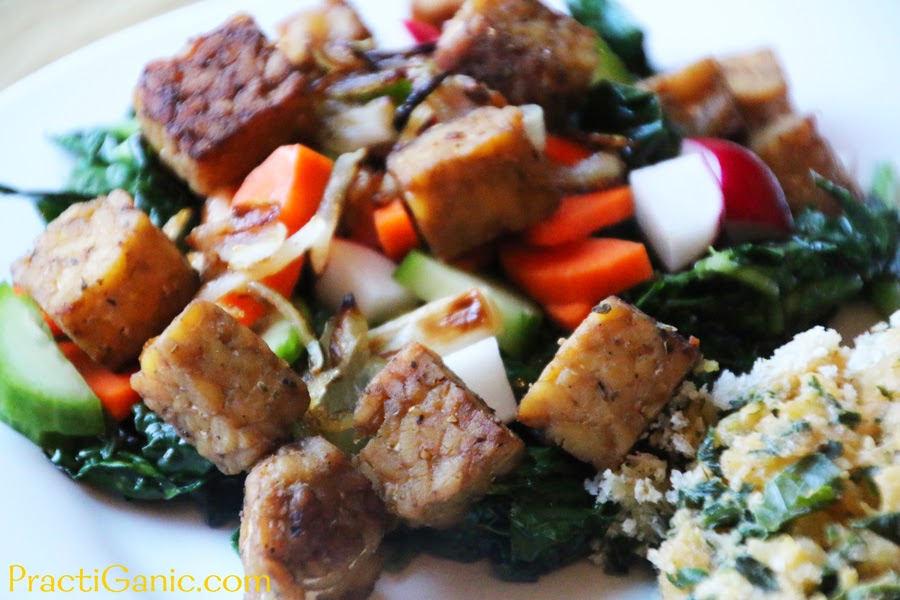 Tempeh Croutons PractiGanic Vegetarian Recipes and Organic Living