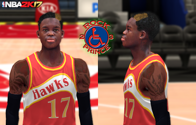 Dennis Schroder Cyberface 2K17 Version [FOR 2K14] - NBA 2K Updates