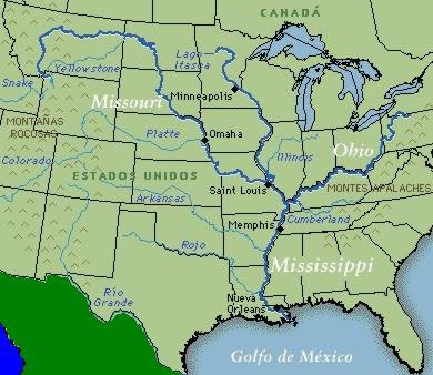 Река миссисипи в какой части материка течет. Река Миссисипи на карте. Река Миссисипи и Миссури на карте. Река Миссури на карте. Штат Миссисипи на карте.
