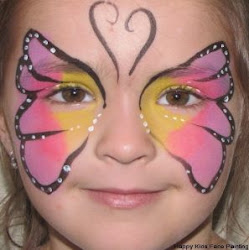 face painting butterfly easy designs paint paints children kid happy fun simple sunday childrens makeup facepaint paintings guests hotels auckland