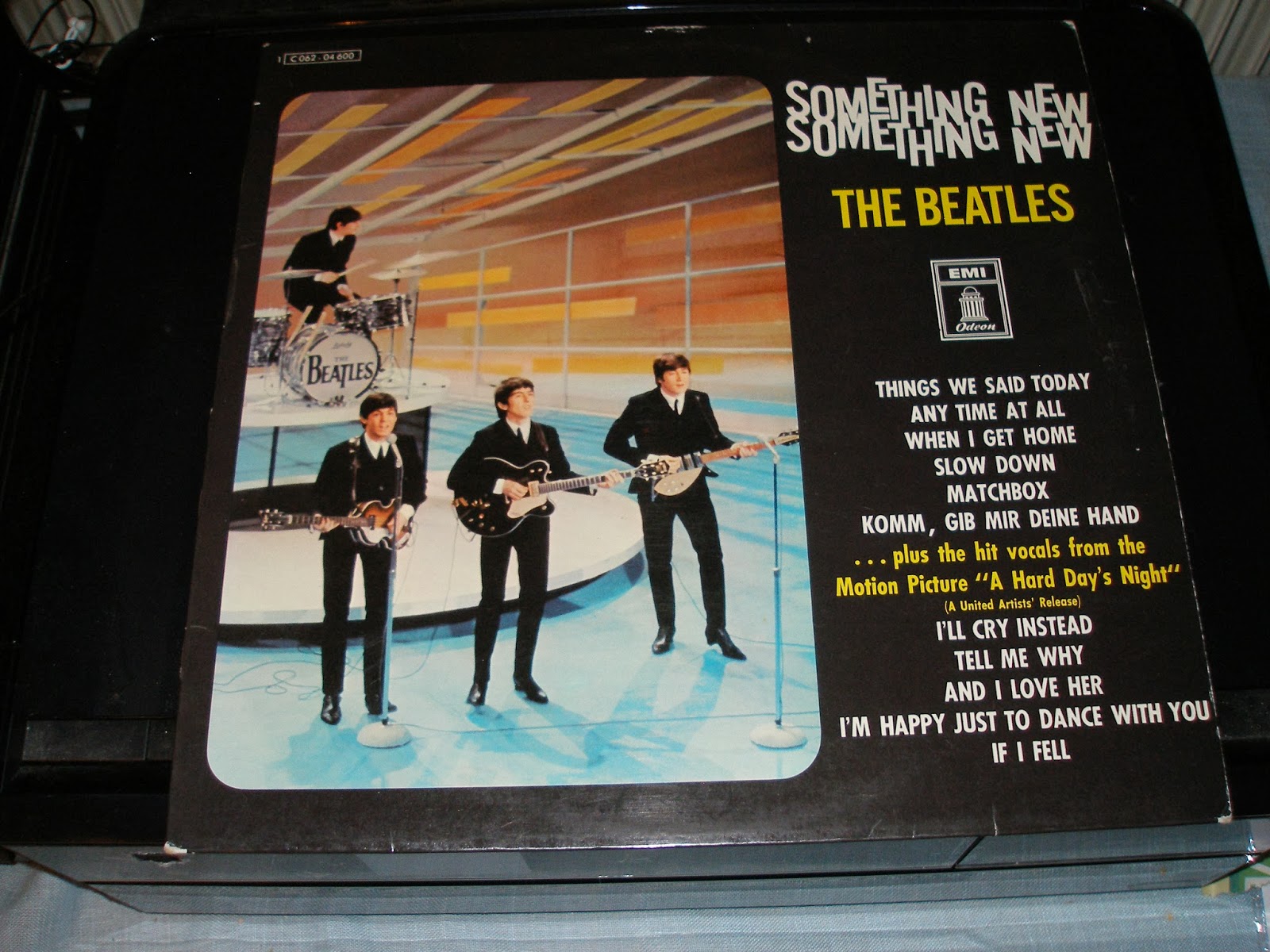 WOLFEES GRAMOPHONE "SLOW DOWN/MATCHBOX" THE BEATLES ODEON LP 04 600 P