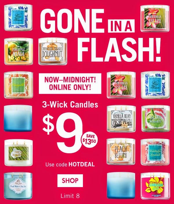 Life Inside the Page Bath & Body Works Flash Sale Sunday May 17