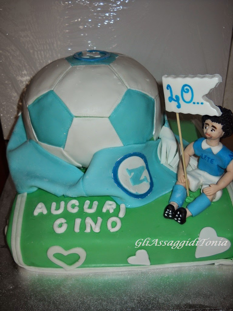 torta per un tifoso del napoli e di maradona