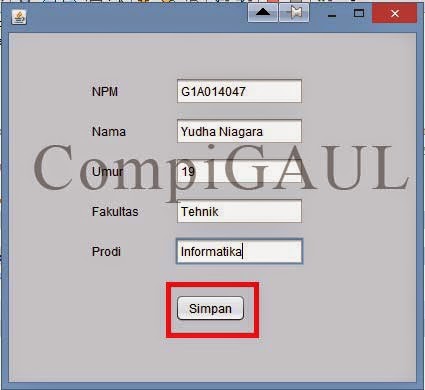 Cara Menginputkan Data Dari Netbeans Ke Database MySQL « compi gaul