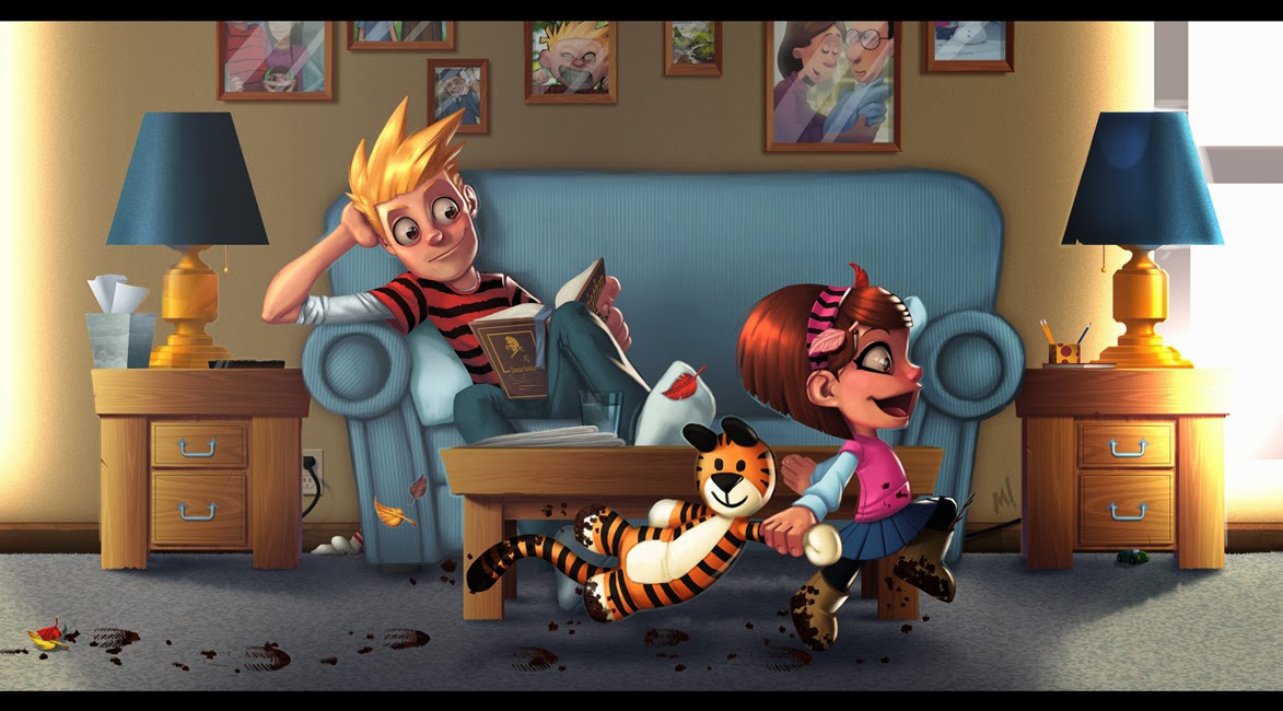 Calvin and Hobbes: Moving On, by Zatransis