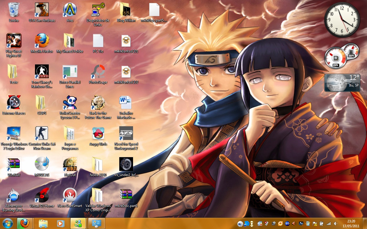 Tigre Downloads: Tema Naruto Windows 7