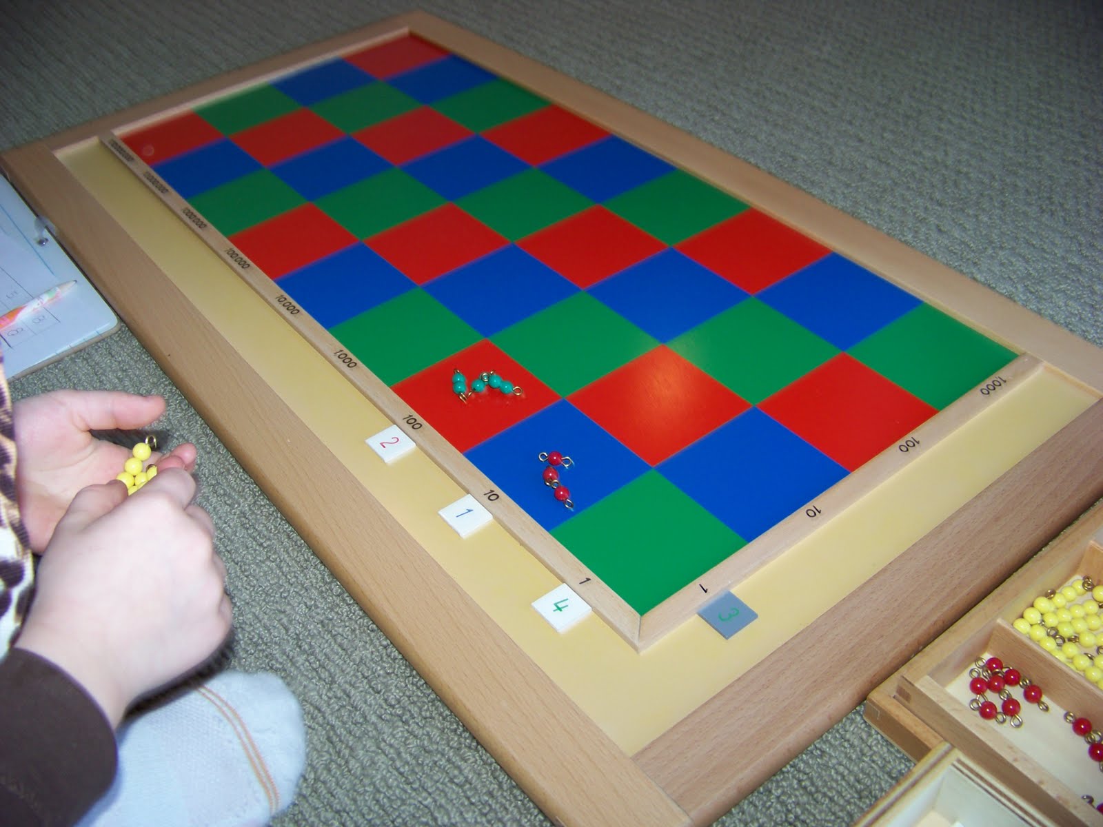 george-family-montessori-at-home-montessori-checkerboard-multiplication