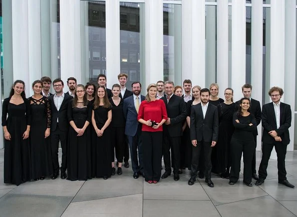 Prince Guillaume and Princess Stephanie attended the concert of the Young Belgian Strings at Philharmonie Luxembourg