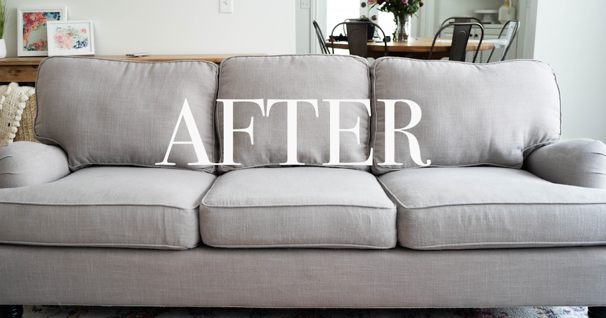 do it yourself divas DIY How to Make an Old Couch Look New Stuff