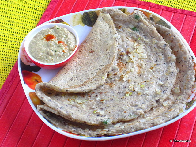 Alasandala Attu ~ Black Eyed Peas Dosa