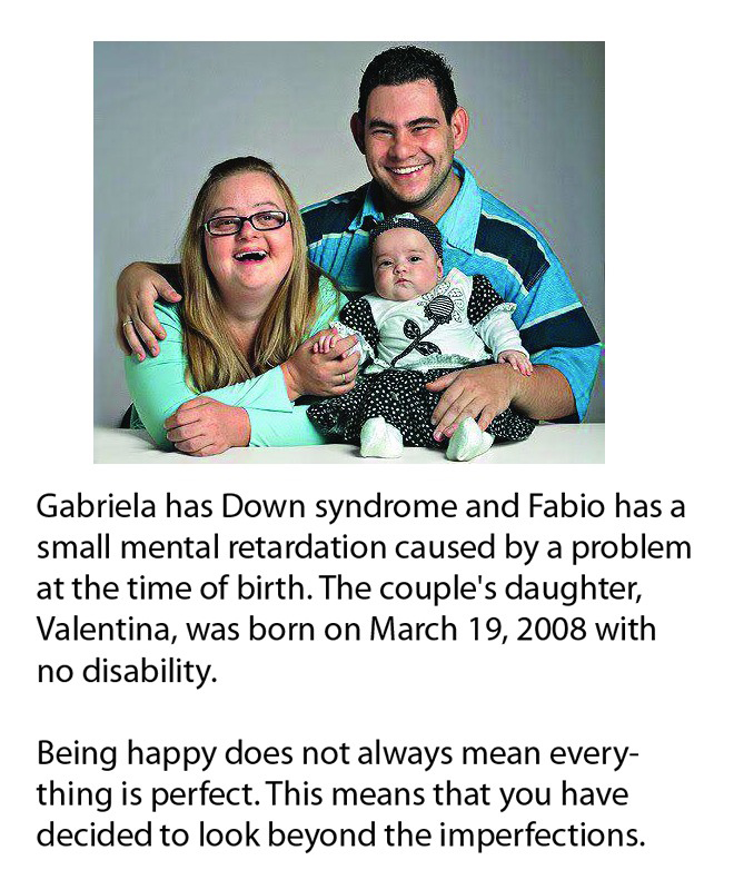 Incredibly Amazing disable Couple down syndrome ! - Gabriel and Fabio has Small Mental retardation daughter was born with no disability