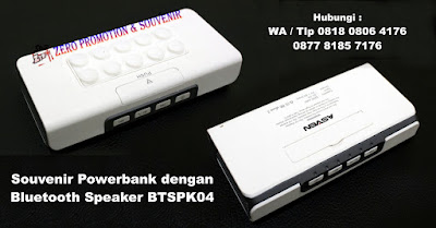 Powerbank Asven Bluetooth Speaker 5.200mAh BTSPK04, Power Bank : Power Bank Speaker 5200 mAh BTSPK04, Bluetooth Speaker Tipe BTSPK04, Souvenir Bluetooth Power Bank Speaker dengan harga terjangkau