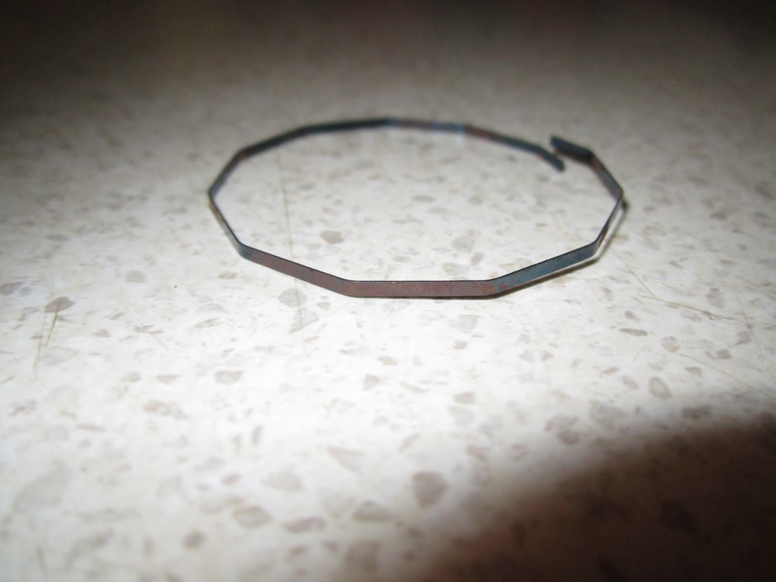 Restoration Yamaha LS3 1972 New piston with Keystone rings