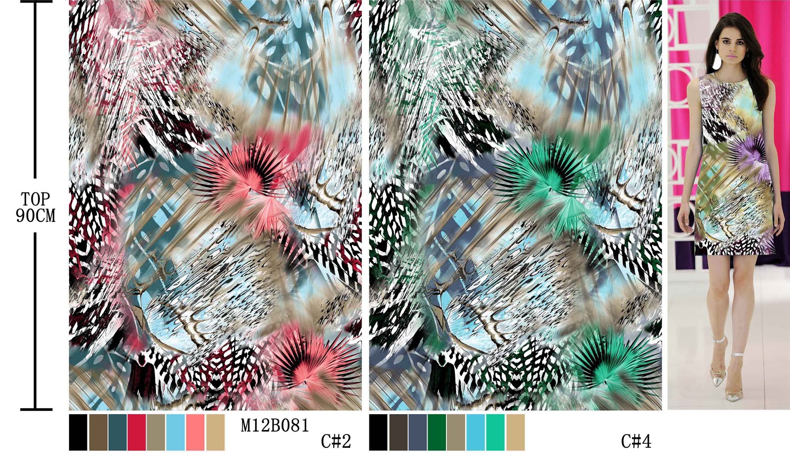 Digital printed fabrics