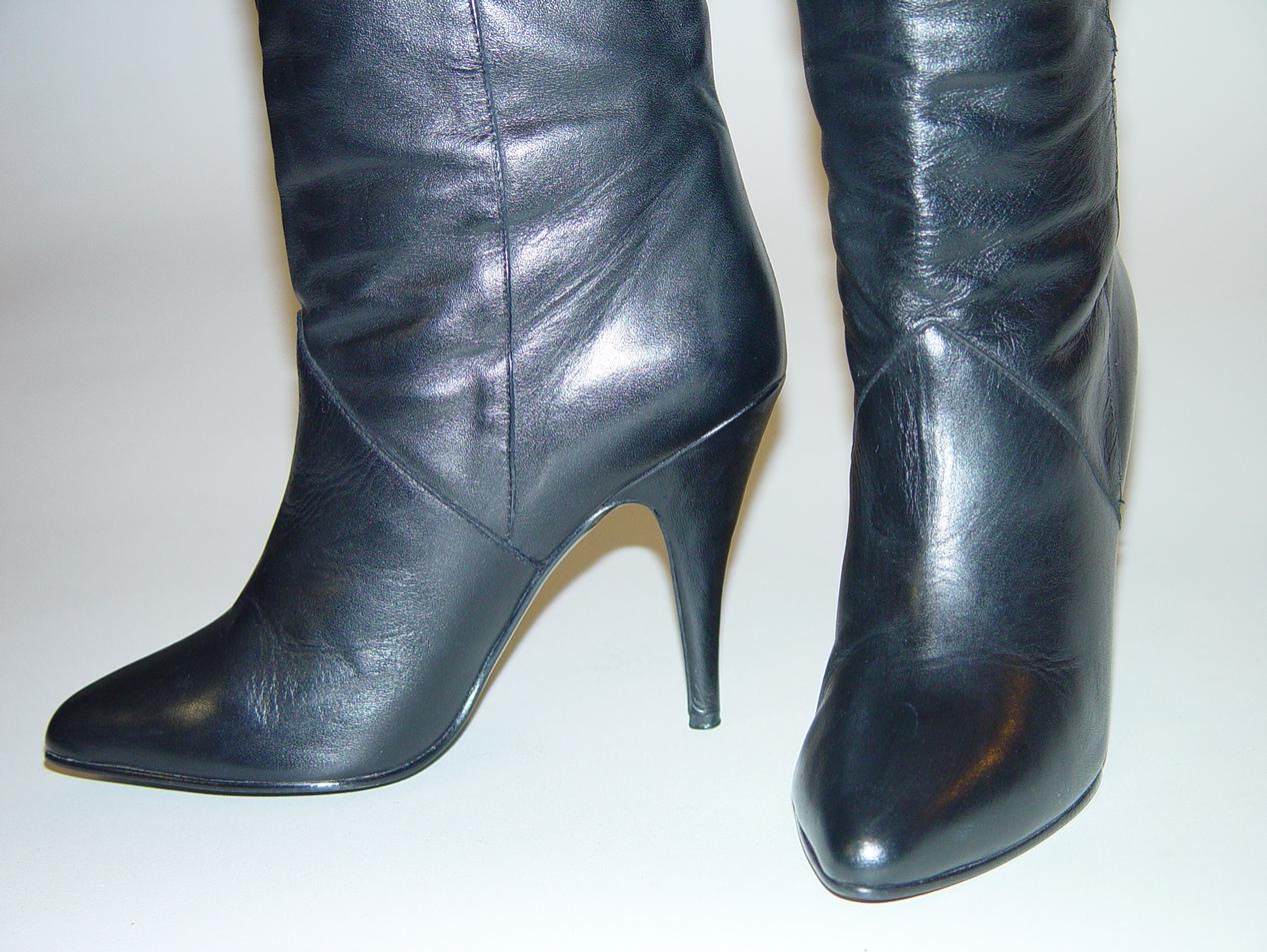 eBay Leather: Vintage Wild Pair thigh boots still sell well