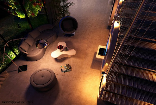 De Visa a su Sala con tonos Modernos y Explosivos