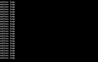 Infinite Loop in C output Infinite Loop in C ouput