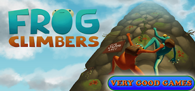 A screenshot from the Frog Climbers game - a link the review on the gaming blog