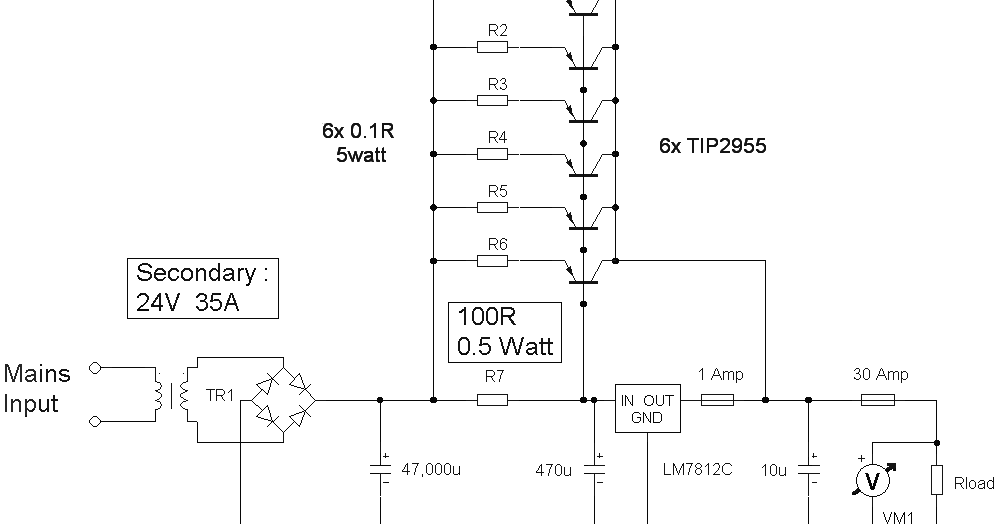 Dunia Elektronika Rangkaian power supply