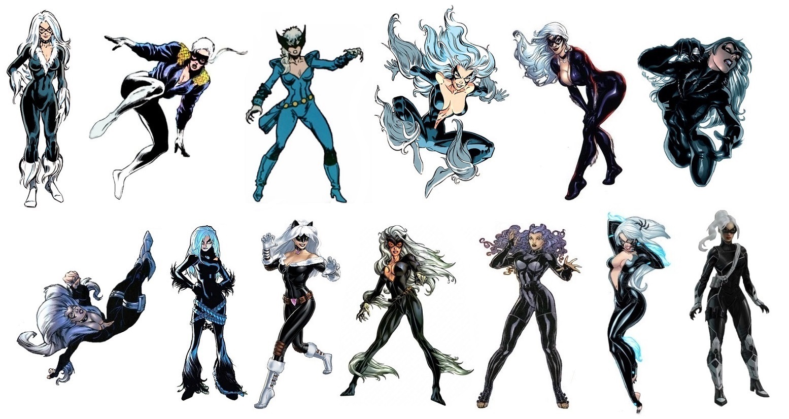 Avengers Black Cat Felicia Hardy Costume Marvel Comics Size 10-12 Disguise ...