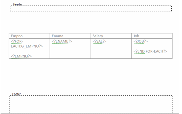 oracle concepts for you: Adding Header and footers in XML Template