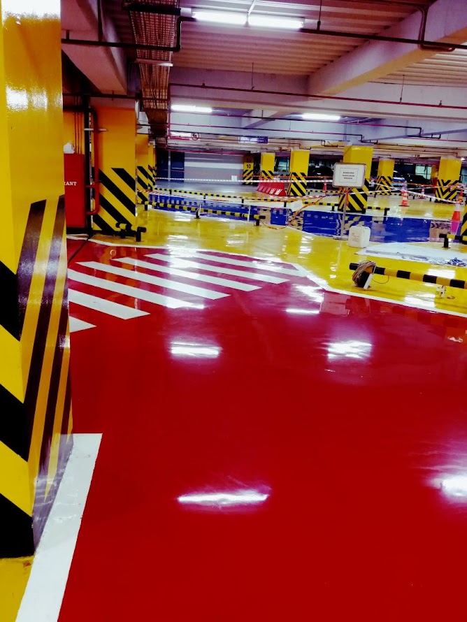 Epoxy Lantai, Floor Hardener, RFP lining fiberglass, Injection, Waterproofing pengecatan lapangan