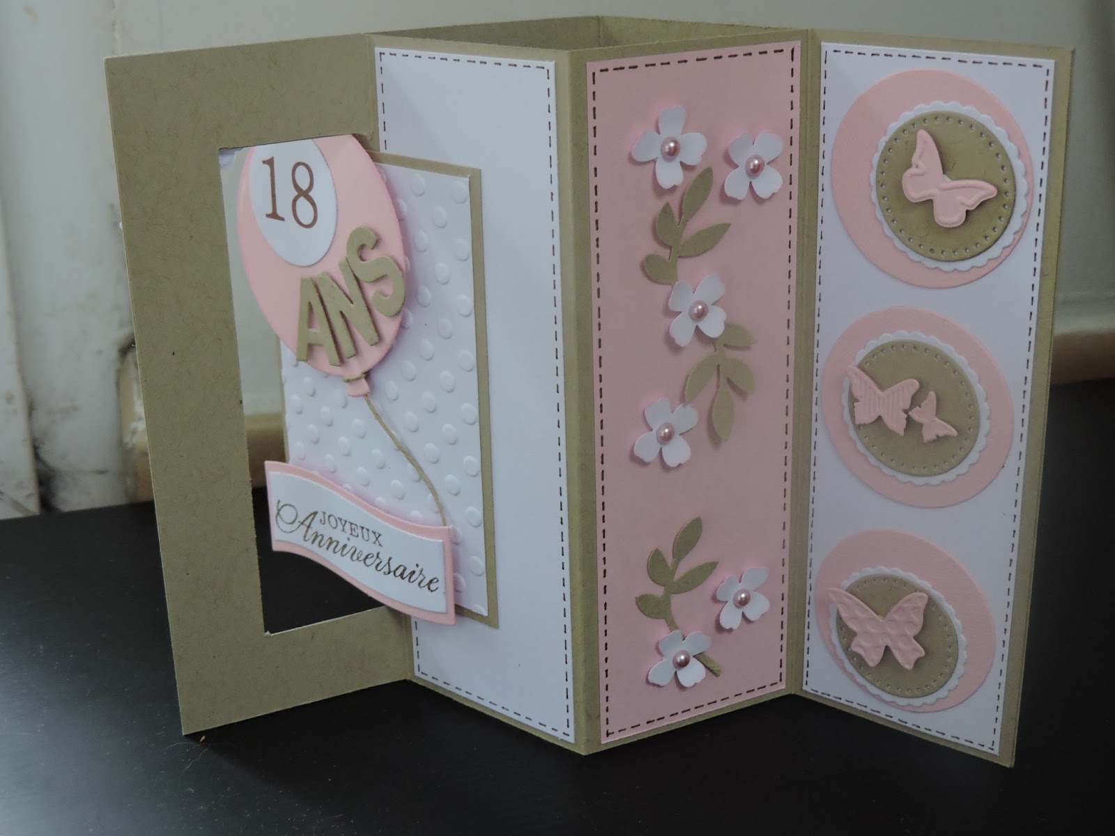 Carte Anniversaire Scrapbooking Femme