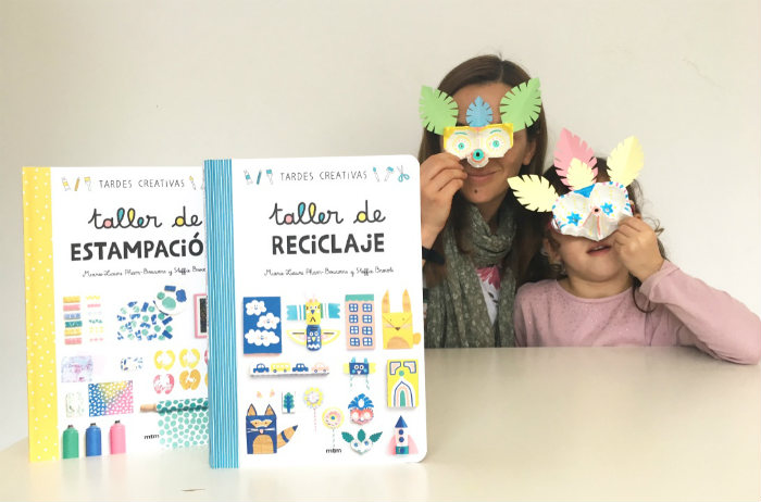 libros manualidades infantiles niños Taller reciclaje y estampación, creatividad