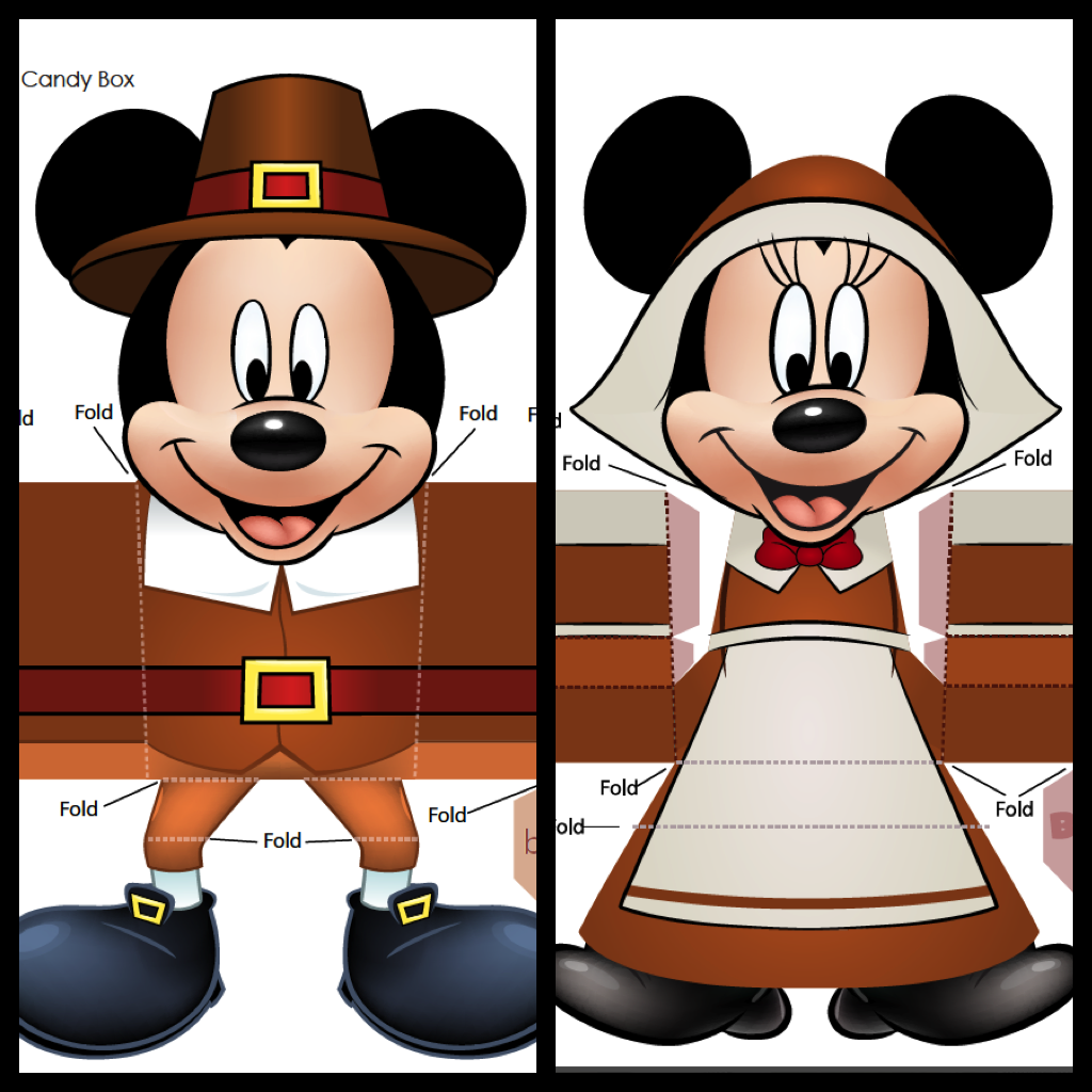 Download My Disney Life: Mickey and Minnie Pilgrim Decorations