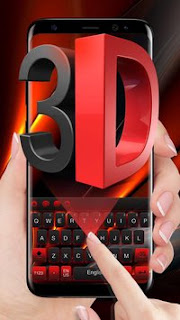 3D Black Red Keyboard Apk - Free Download Android App