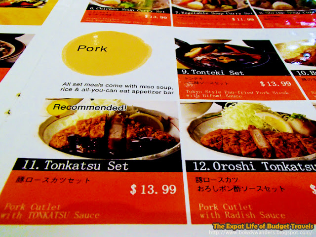 bowdywanders.com Singapore Travel Blog Philippines Photo :: Singapore :: Hifumi Japanese Restaurant - All-You-Can-Eat-Appetizer Bar