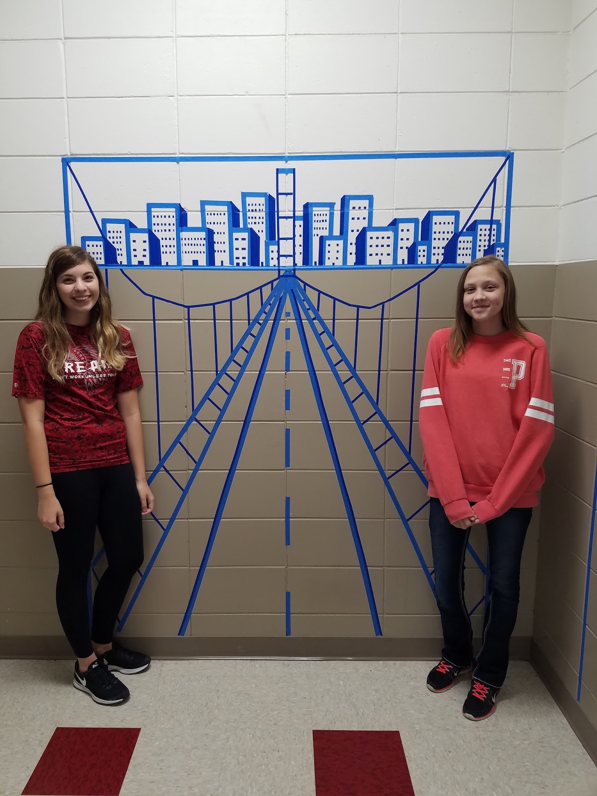 NHHS Art Tape Perspective Lesson