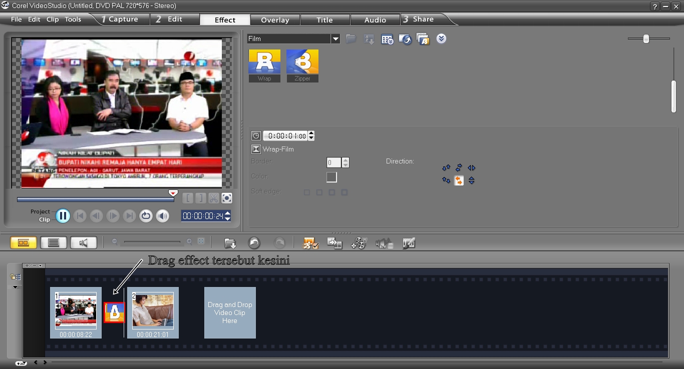 Tutorial penggunaan Ulead Video Studio 12 SHARE SANDI