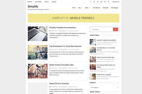 Simplify Responsive Blogger Template Free Download Simplify Responsive Blogger Template Free Download